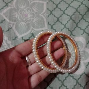 Artificial Pearl Bangles