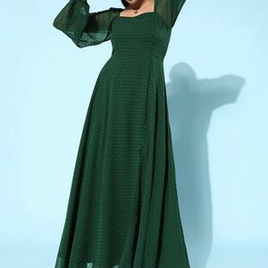 Beautiful Green Women Dress 🚫♥️