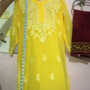 Chikankari Kurti With Inner