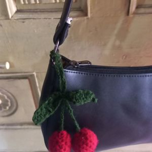 Cherry 🍒 Chrochet Keychain