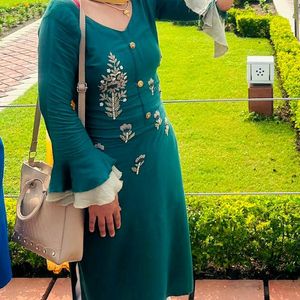 Beautiful 😍 Green Skirt Kurta