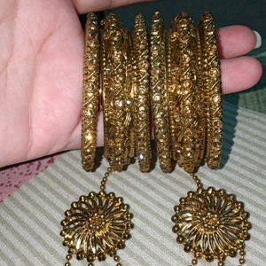 Golden Bangles Set