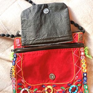 Embroidered Slingbag