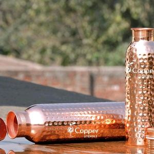 Pure Copper Water Bottle ♥️