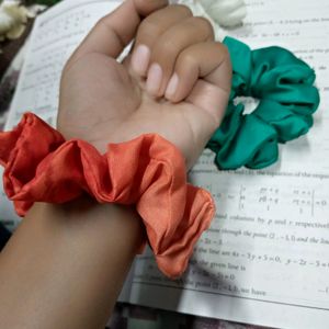 Beautiful Satin Scrunchies + One Freebies