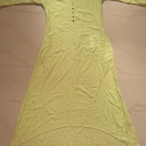 Pista Green Colour Kurta