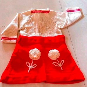 4 Woolen Frock Skirt Top Combo