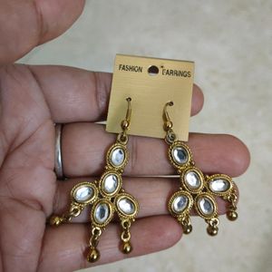 Kundan Look Earrings