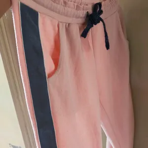 Peach Lower With Blue Line | Comfortable