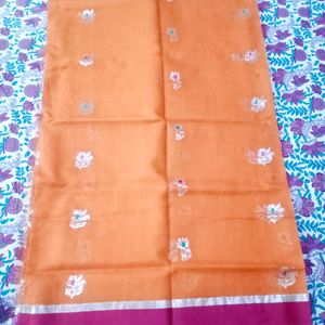 Kota Silk Saree Without Blouse