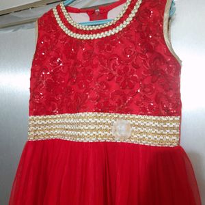 Red Sequin Gown