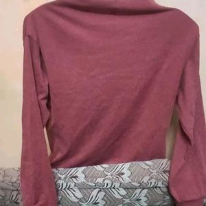 Turtile Neck Women T-shirt-PRICE NEGOTIABLE