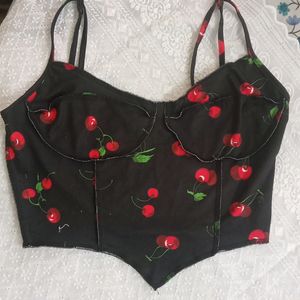 Shein Cheery Corset Top 🍒