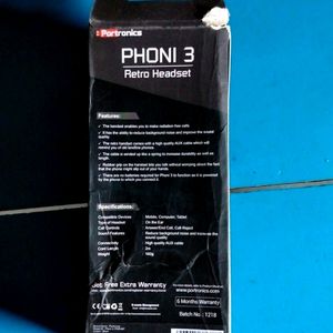 Portronics Retro Phoni 3 On-Ear Wired Handset