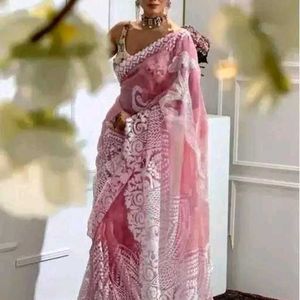 NET SAREE FOR WOMEN