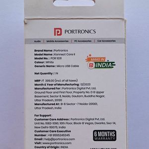 PORTRONICS MICRO CABLE KONNECT CORE II