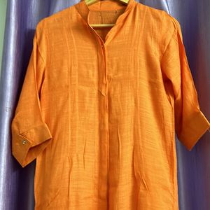 Mandarin Collar A-line Kurta