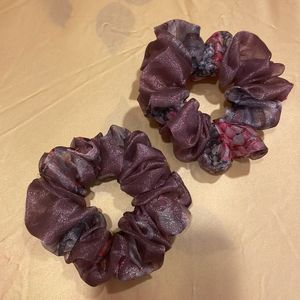 Organza Scrunchies Not Used ,Made For Sale