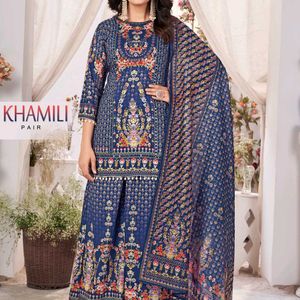 KHAMILI HEAVY FANCY PAIR WITH DUPATTA SET