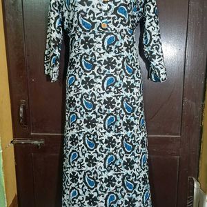 Cotton Women Kurta Multicolour