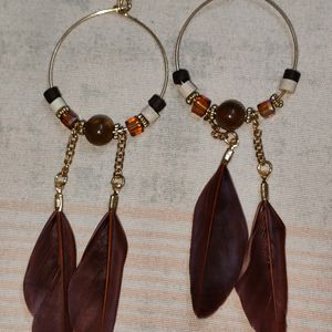 Brown Stylish Earrings