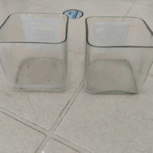 Glass Square Mini Vase