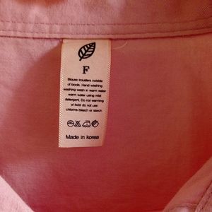 Peach Colour Korean Shirt.