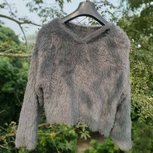 Woolen Soft Fur Sweater