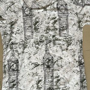 White clock tower kurti