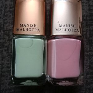 My Glamm Pastel Color Nail Polish (Pink & Green)