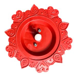 LED Brown Water Sensor Diya For Festival