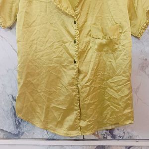 Golden Shirt For Women & Girls