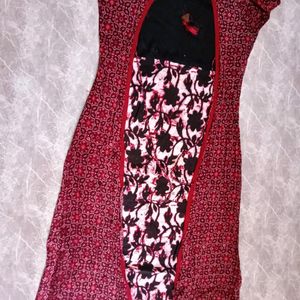 Red Shrug Kurti