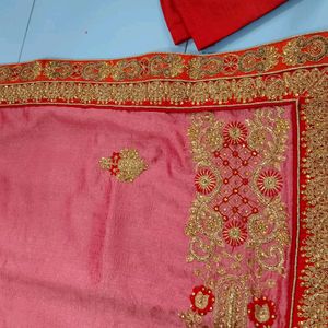 Bridal (4) Heavy Saree With Blouse