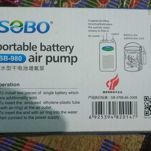 Battery Operated Air Pump