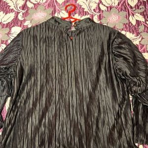 Korean Black Top Long Sleeve