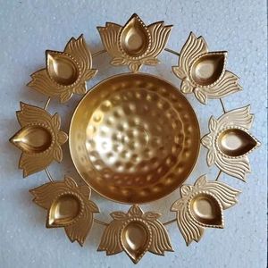 Diya Thali For Diwali And Decoration