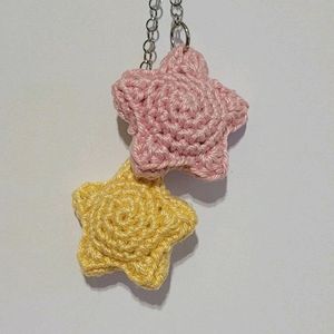 Crochet Star Keychain