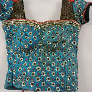 Designer Traditional Chaniya-crochet Padded SALE