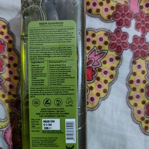 Unused Neem Dog Shampoo