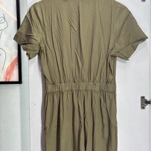 Cargo Olive Jumpsuit