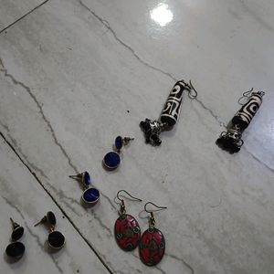 Earrings Of 4 Pairs