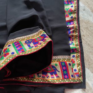 Black Saree.