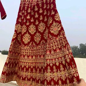 Maroon Bridal Lehenga