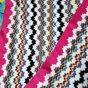 Multicolour Wollen Shawl/Stole