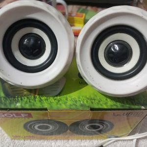 Ubon Speaker 4 Watt 2 Pcs White