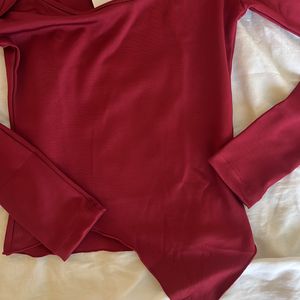 Burgundy Newme Top