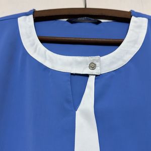 Blue Formal Top