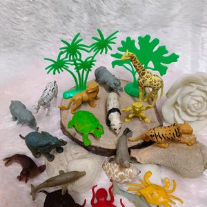 Miniature UAE Wildlife & Aquatic Animal Figures