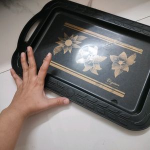 Black Tray Set Of 3